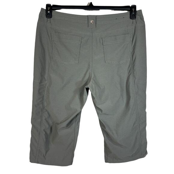 Kuhl SZ 16 Trekr Kapri Hiking Capris Pants Stretch Zip-Fly Zip Pockets Mid-Rise - Picture 7 of 14